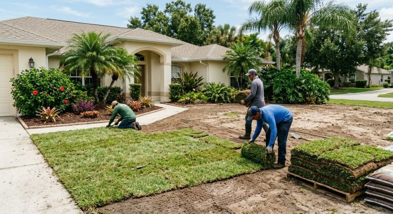 Bermuda Grass Installation in Aiken, SC