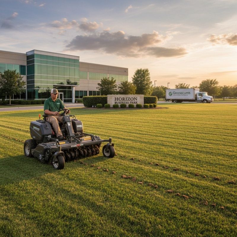 Commercial Lawn Aeration