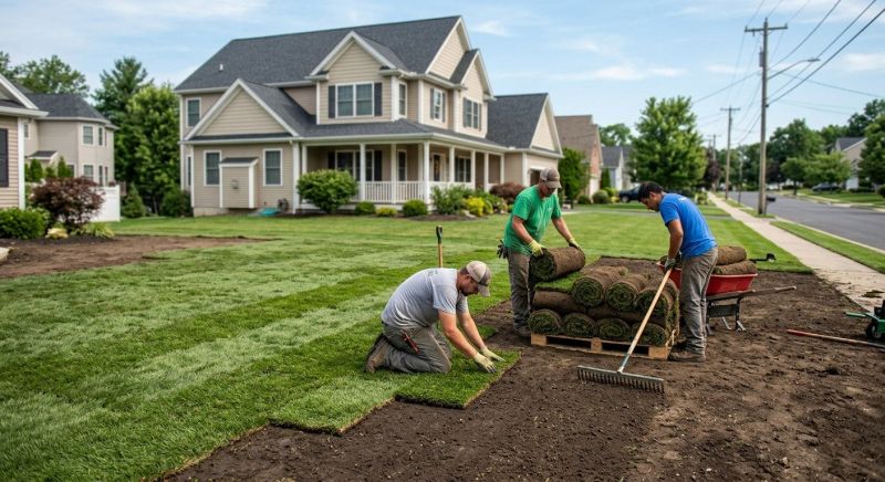 Yard Sod Installation in Ventura County, CA